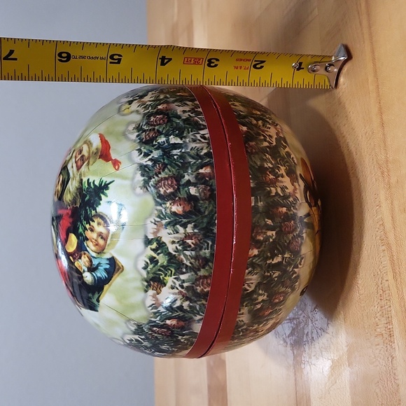 Vintage Germany Paper Mache Large Candy Ball Container - Picture 7 of 7